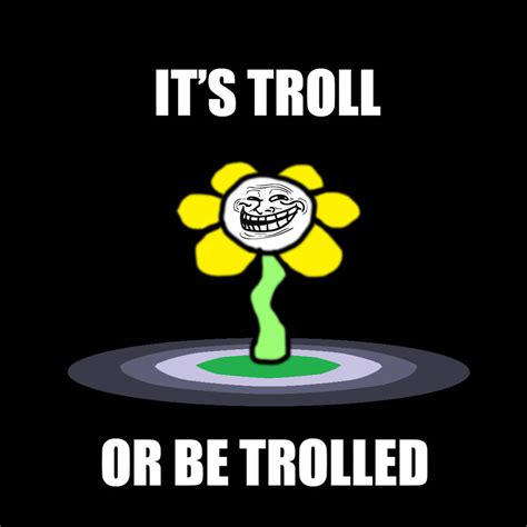 flowey trollface undertale.